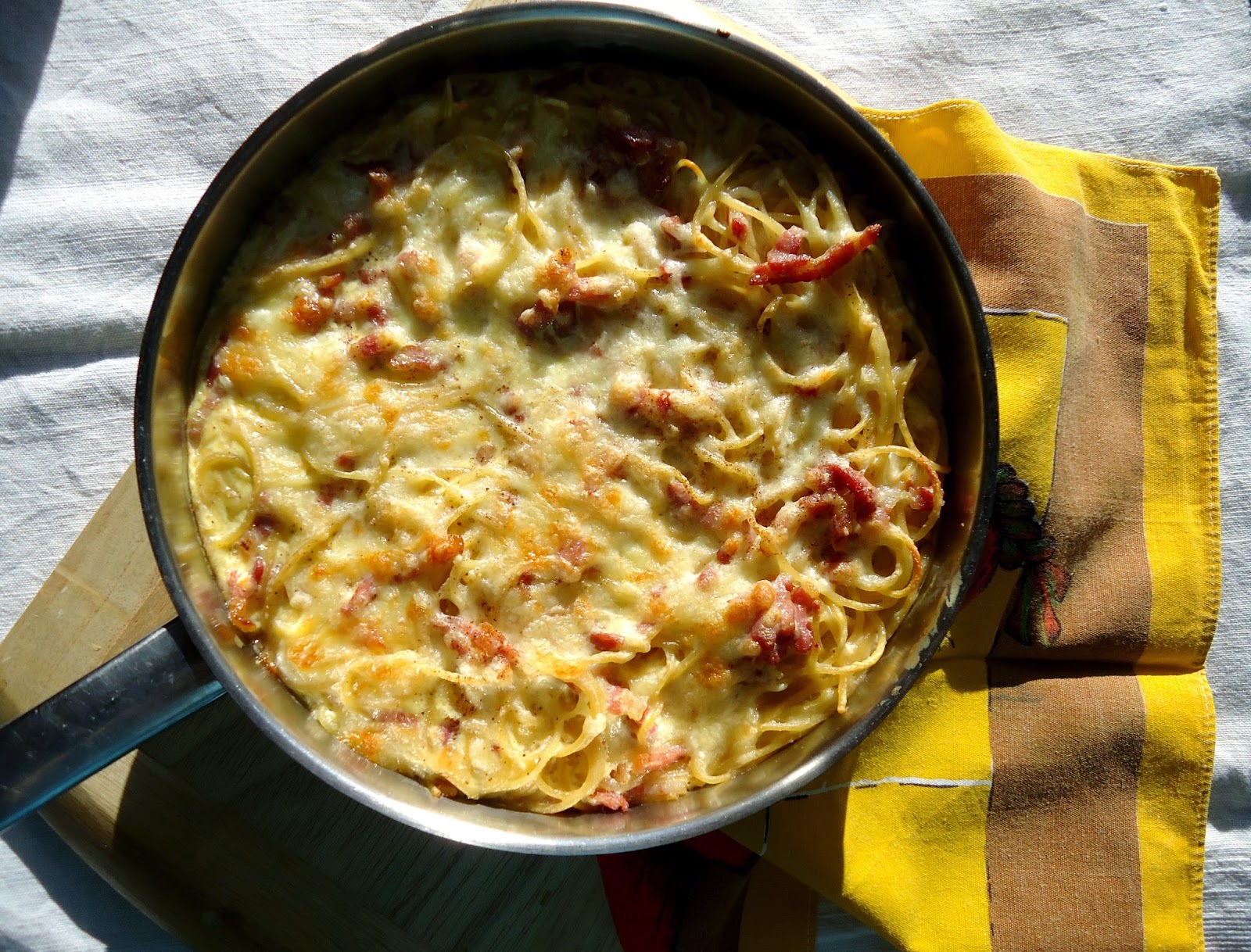 Emoção às Colheradas Esparguete à Carbonara (Spaghetti Alla Carbonara)