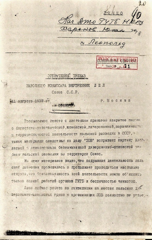 Operacja Anty Polska  NKWD 1937-1938"