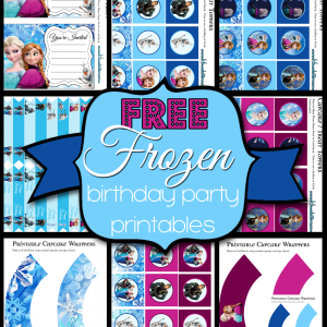 10+free frozen birthday party printables 1 The Best Wedding, Easter, Spring and More Printables 47