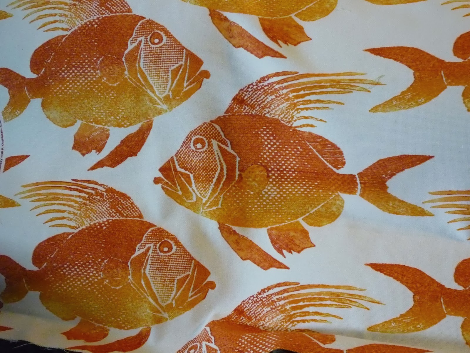 Carol Sloan Studios Goldfish Fabric & Thermofax Screen Printing