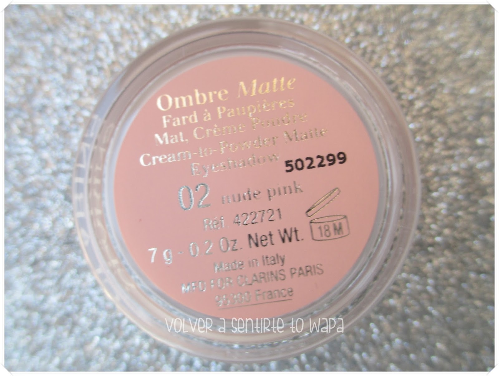 Ombre Matte de Clarins - 02 nude pink