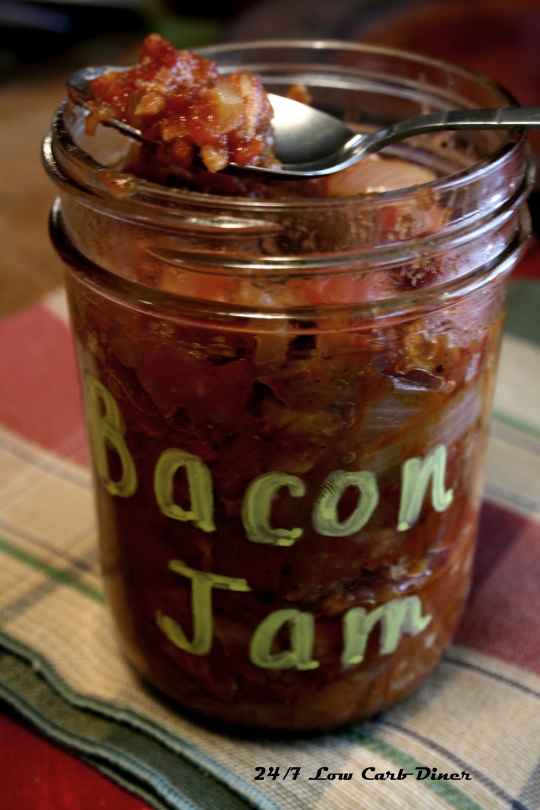 24/7 Low Carb Diner Bacon Jam Diner Style