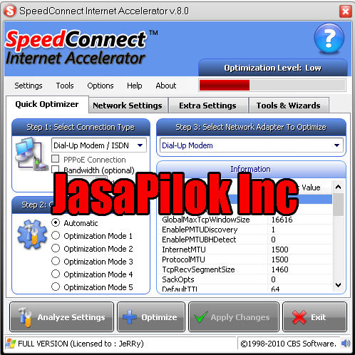 speedconnect internet accelerator v8.0 key