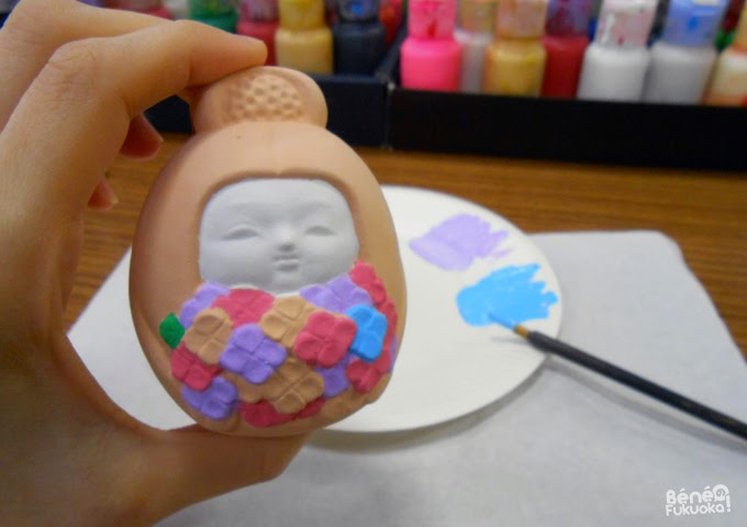 Hakata doll painting experience Hakata doll painting experience