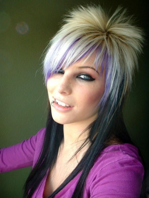 All Fashion 24 Gothic Hairstyles For Girls