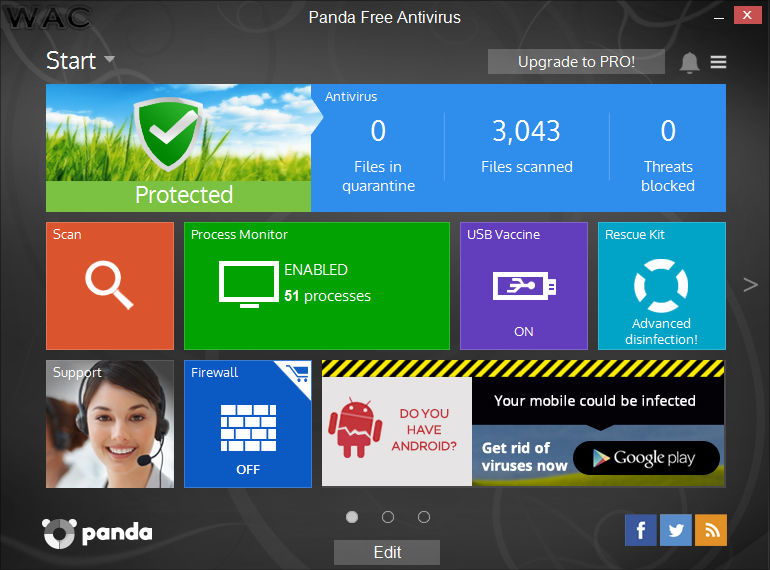 downloading panda antivirus
