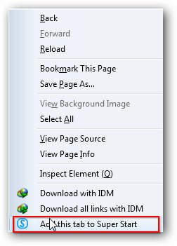 Screenshot Klik Kanan Super Start Screenshot