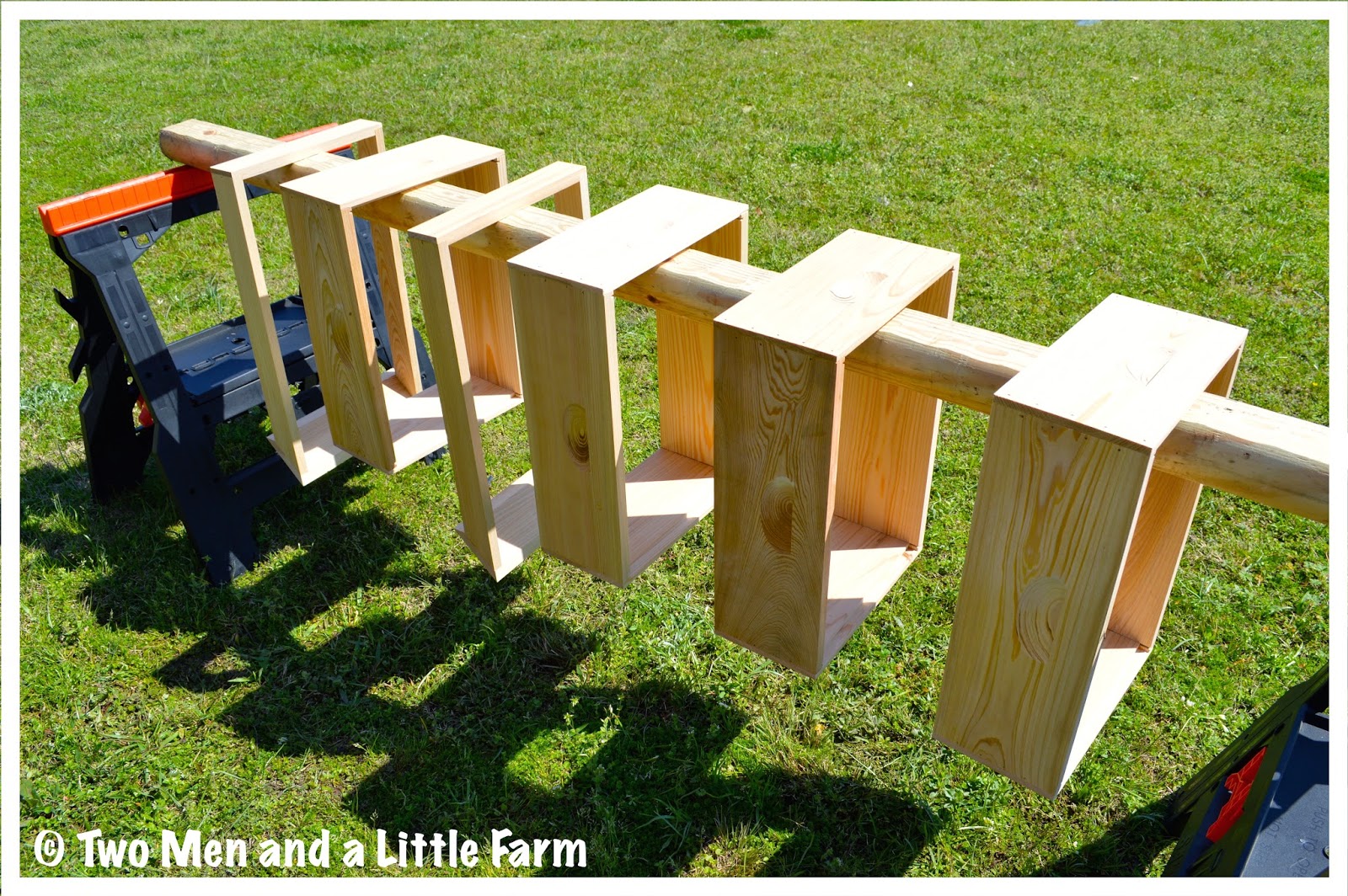 Two Men and a Little Farm HOW TO PAINT A BEEHIVE