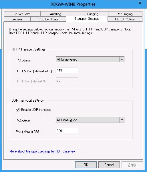 Windows 7 Rd Gateway Server Settings