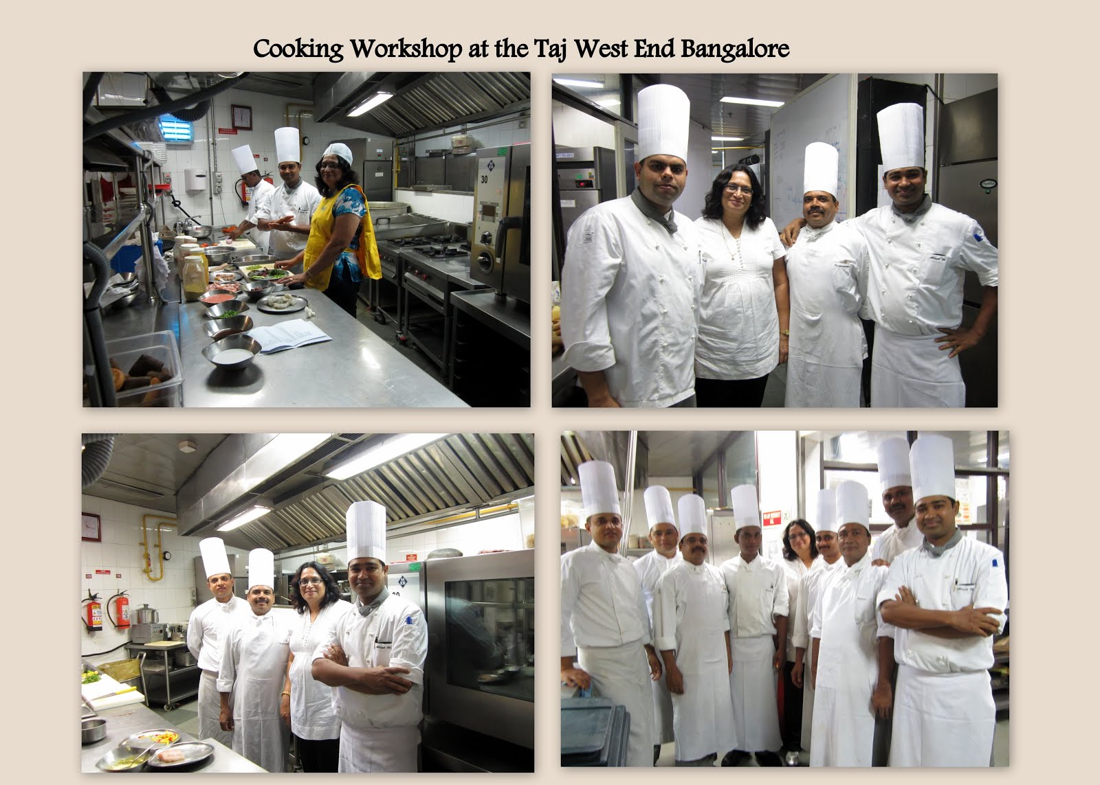 cooking workshop at Taj West End Bangalore