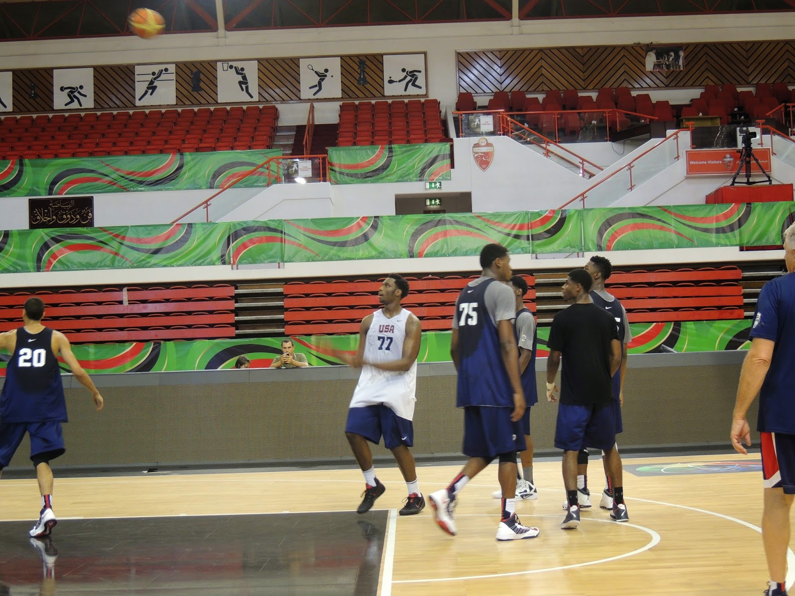 USA Basketball U17 2014 Practice Day in Dubai