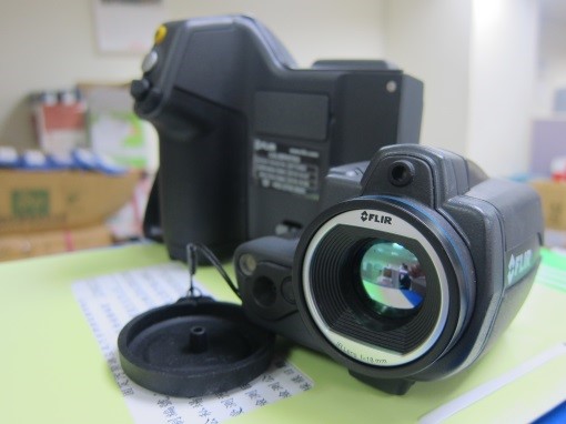 台中市環保局針對工業區行空汙檢查。 台中市環保局針對工業區行空汙檢查。
