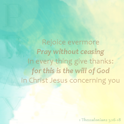 Thoughts on My Mind: Prayer - Day 1