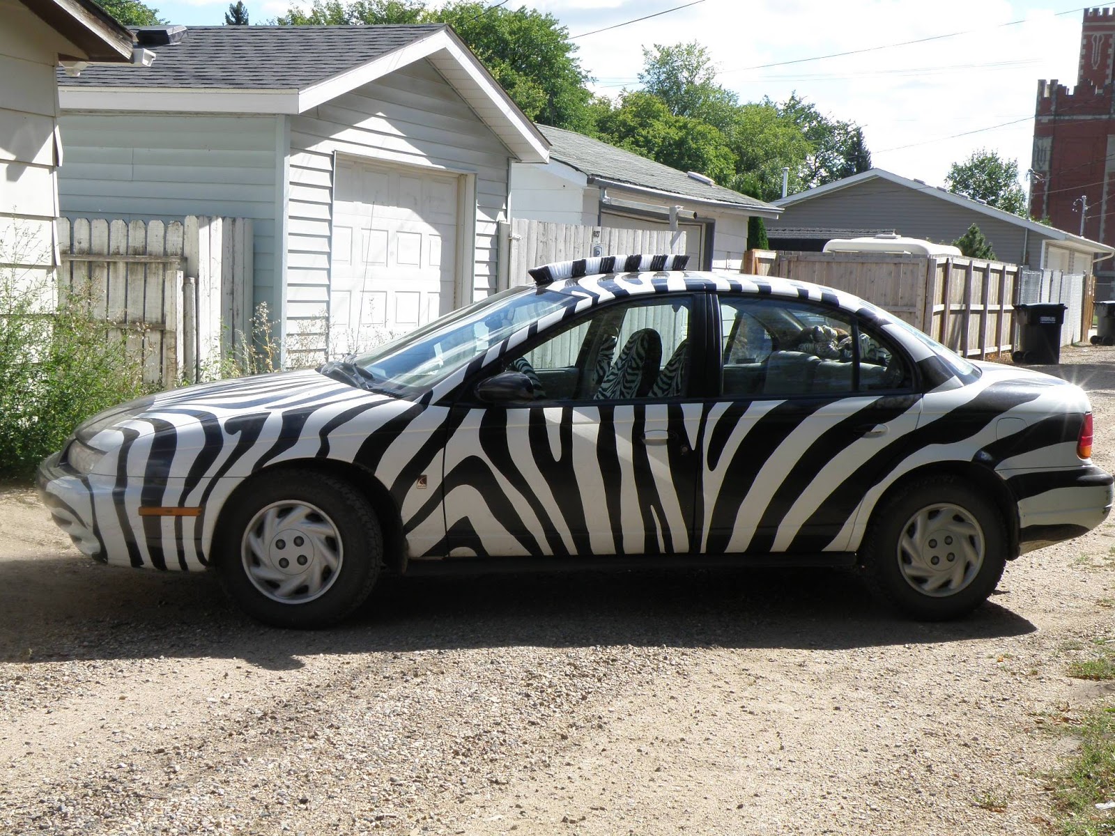 'OZ' The 'Other' Side of the Rainbow The Zebra Car Saskatoon, SK