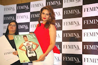 Huma Qureshi with femina editor tanya chaitanya at The Launch Of New Femina Issue
