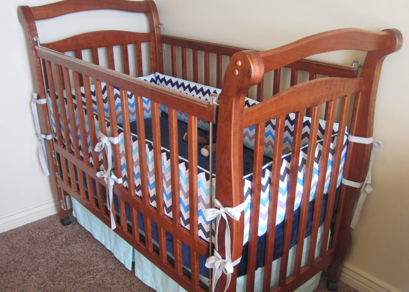 Sewin Sanity Baby Boy Crib Set