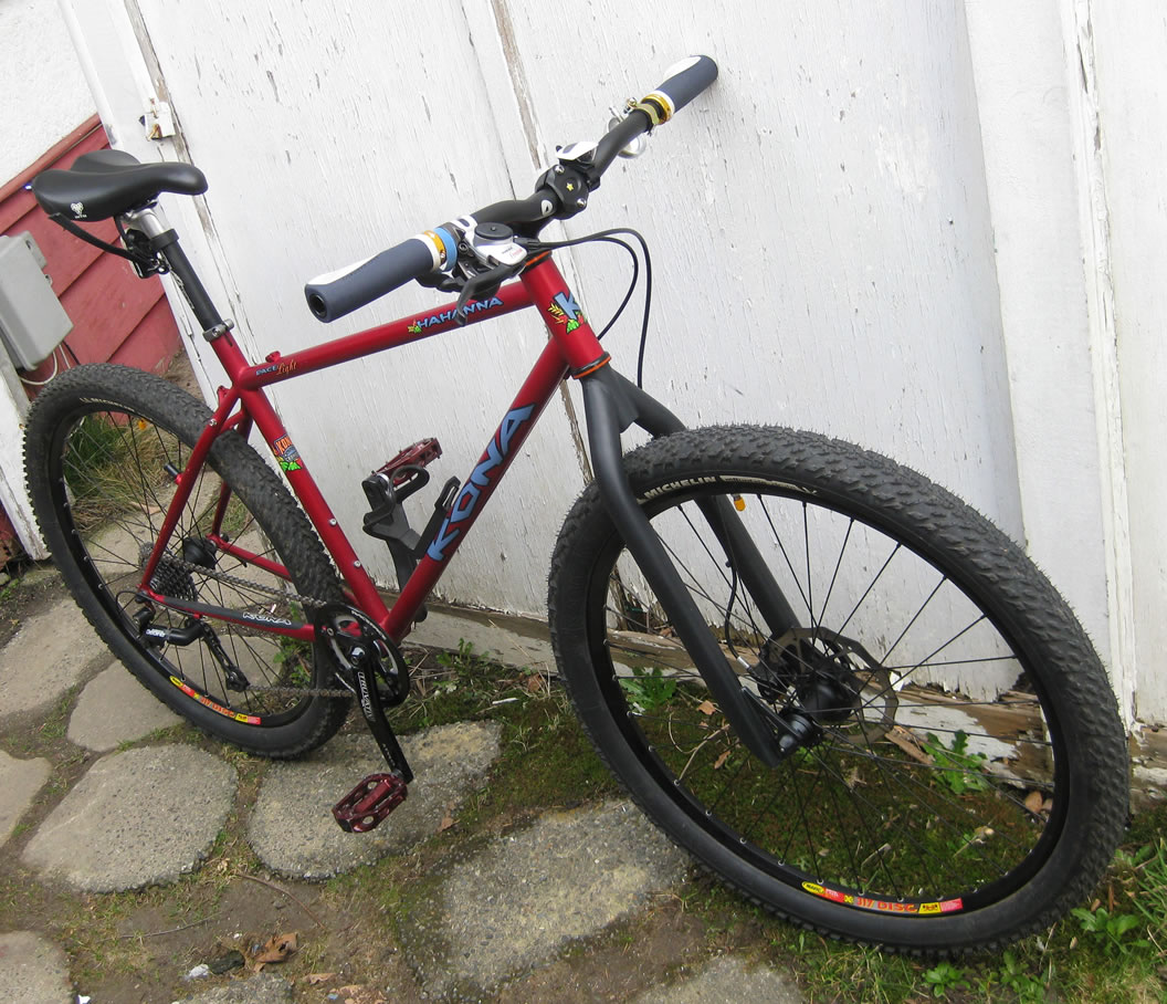 Kona Hardtail Mountain Bikes 1997 Hahanna pimpedup for modern duty