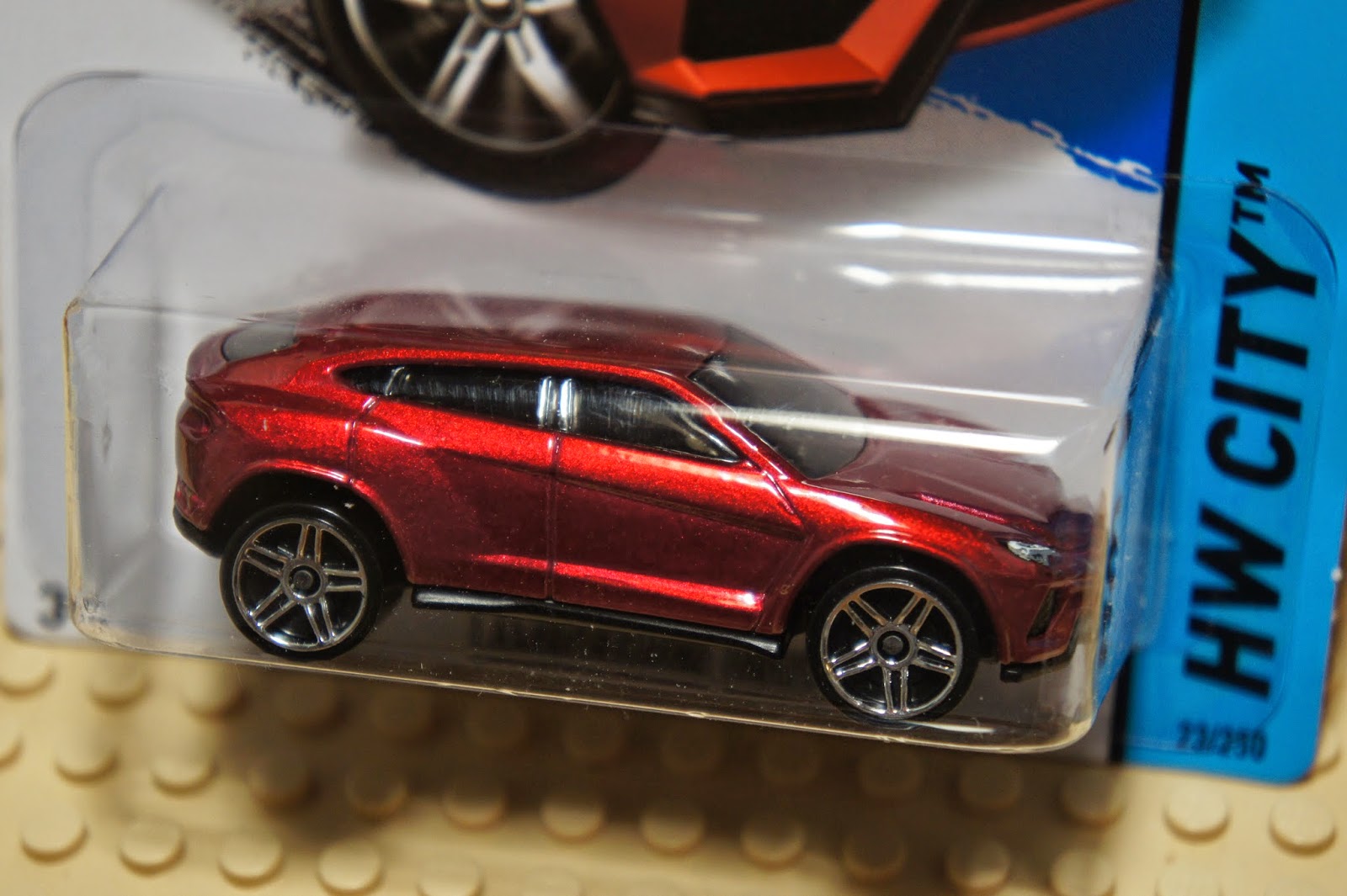 Hot Wheels HW City Metallic Red URUS SUV Diecast Car
