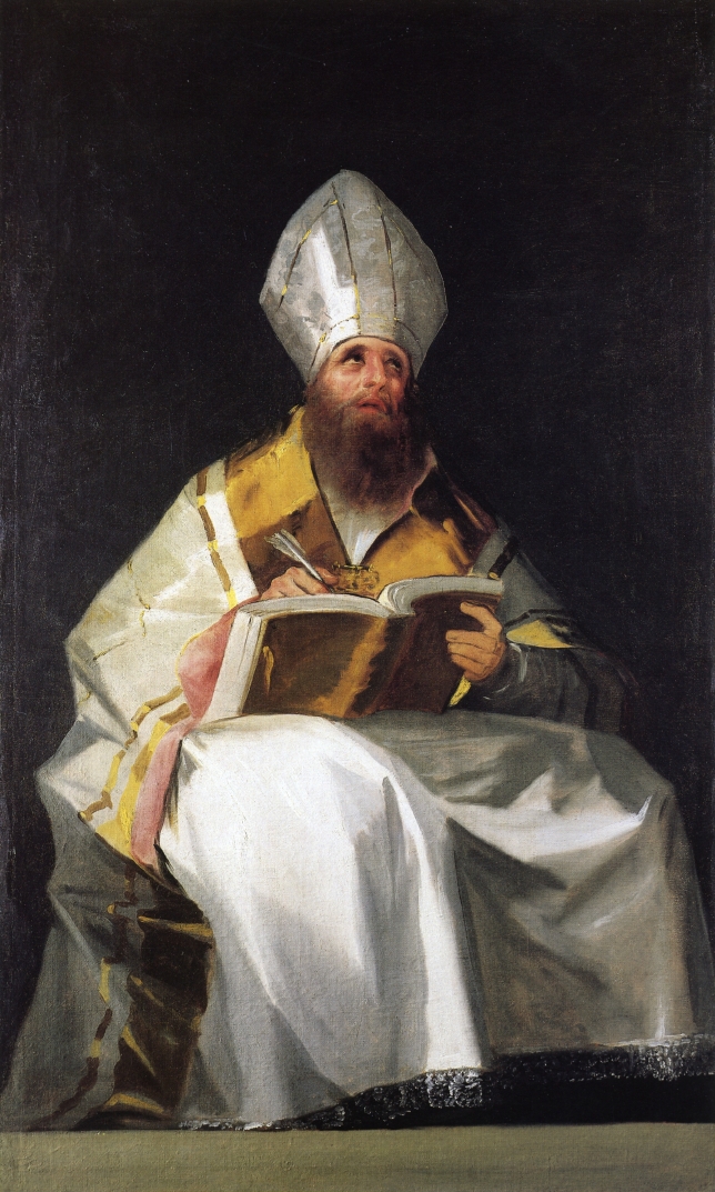 Francisco  Goya  Saint  Ambrose C   