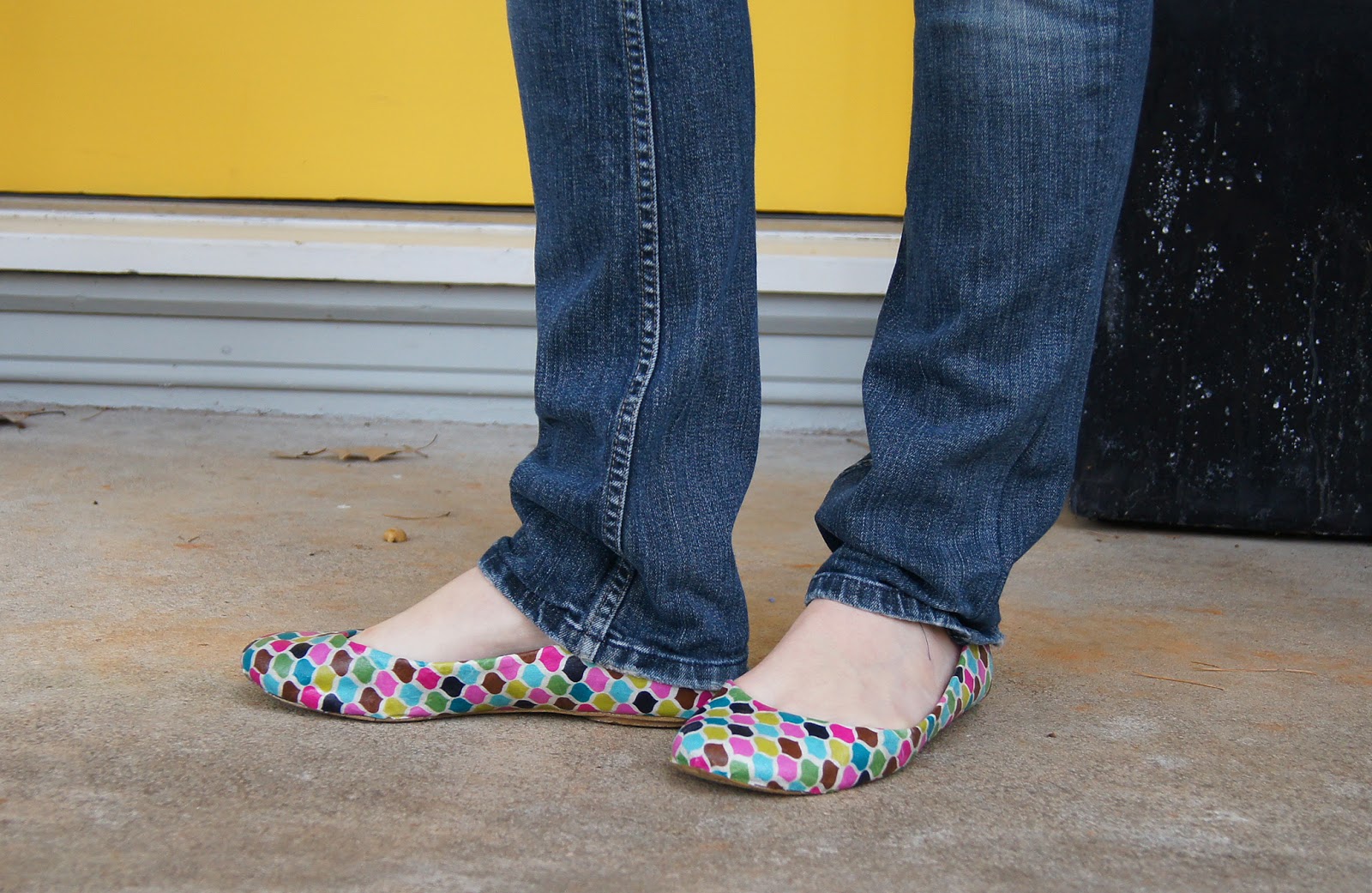 Sutton Grace mod podge shoes