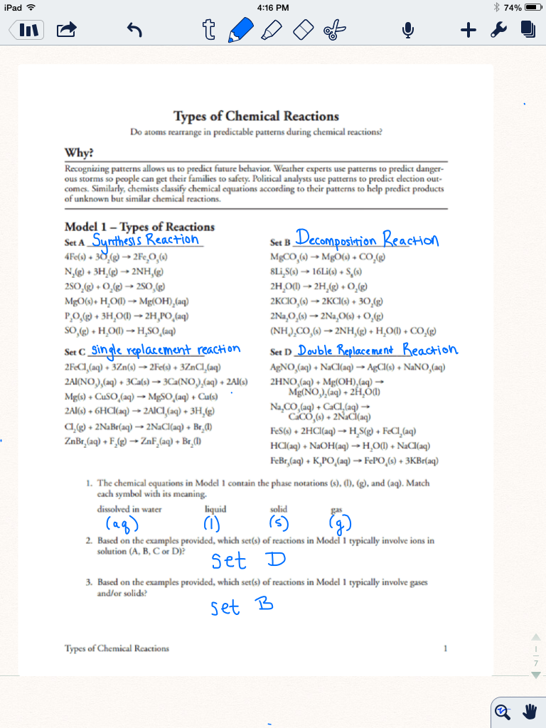 Pogil Activities For High School Chemistry Worksheet Answers - naming