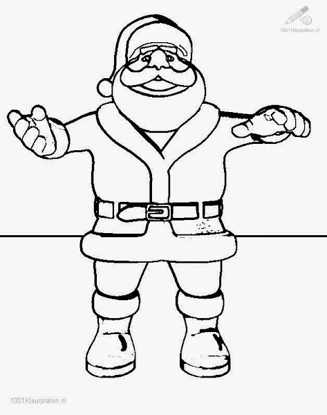 Christmas Santa Claus Coloring Pages Printable