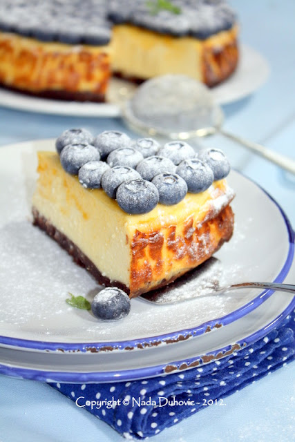 Cheesecake s borovnicama