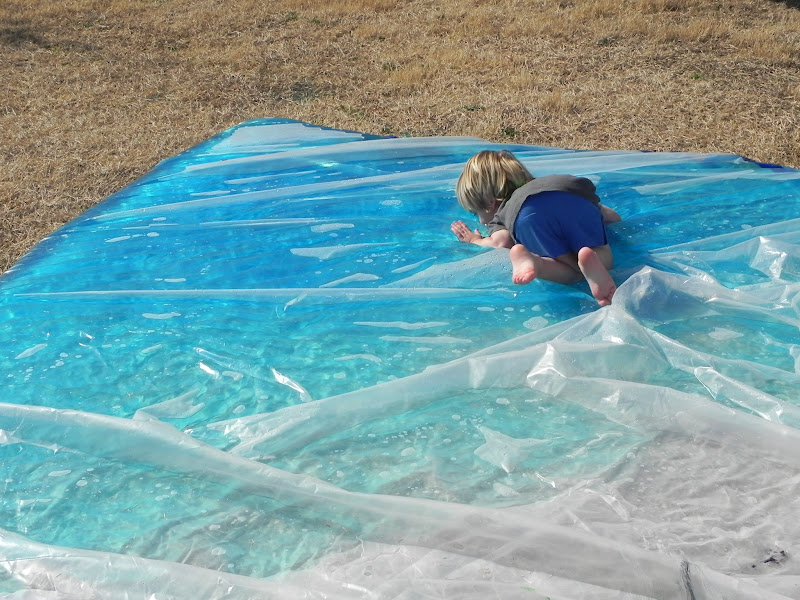 Giant Outdoor Waterbed Activities For Children Outdoor Play