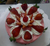 Strawberry Moist Cake