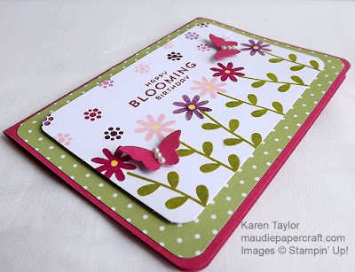 Stampin' Up! Flower Patch, Happy Blooming Birthday