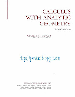 Calculus With Analytic Geometry Second Edition by George F. Simmons