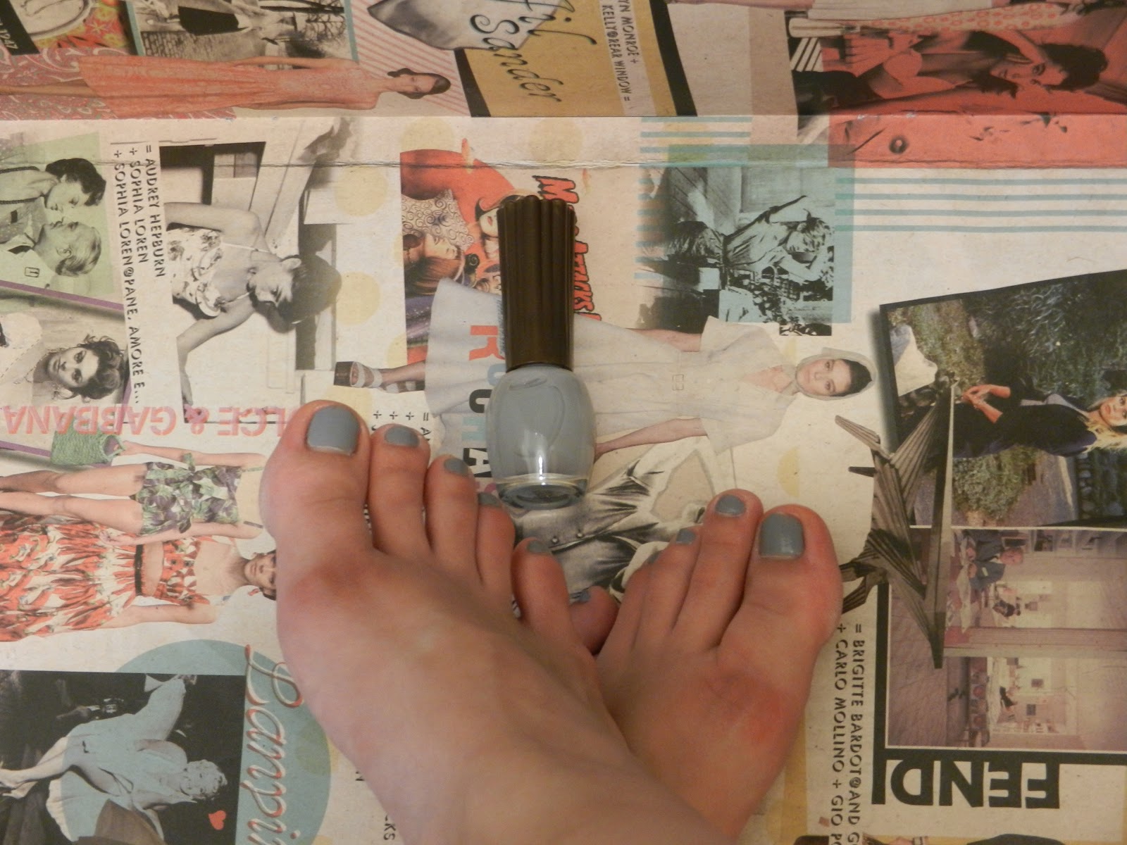 Natural Republic Nail Polish. 2 layers were applied on my toes' nails,