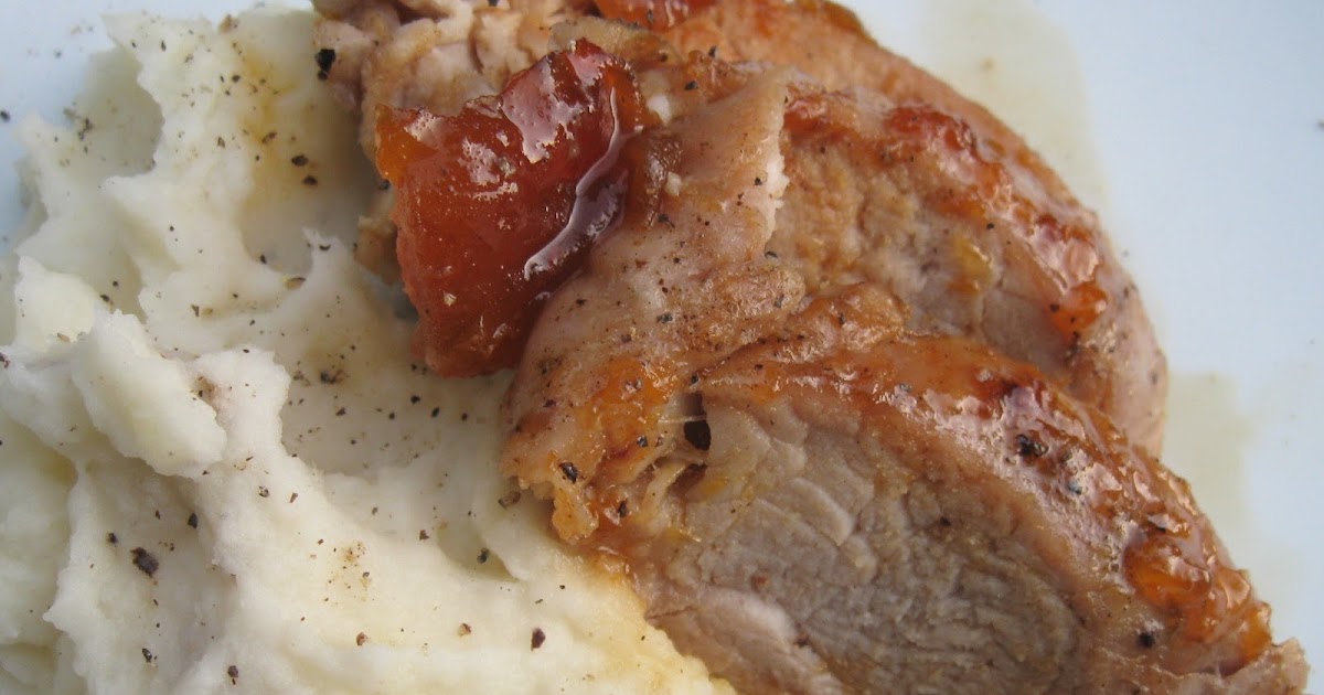 Tate's Kitchen Pork Tenderloin with Apricot Jam and Sage