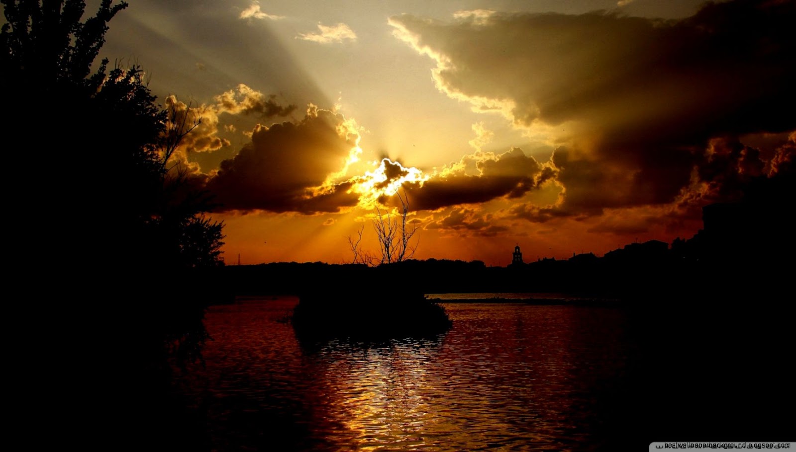 Dramatic Clouds Sunset Dramatic Clouds Sunset