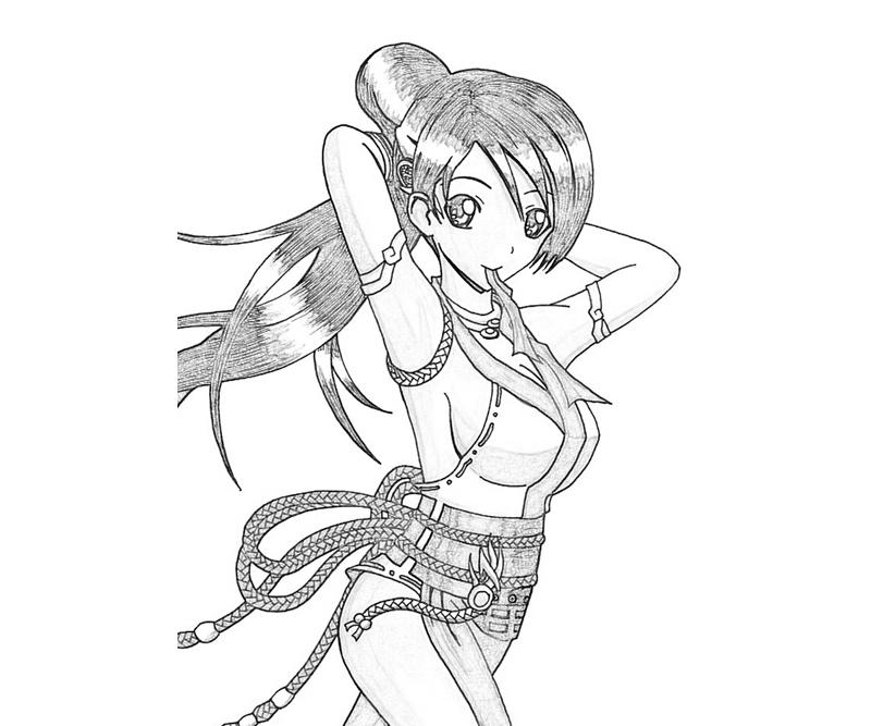 Ninja Gaiden 3 Momiji Cartoon Coloring Pages ninja-gaiden-3-momiji-cartoon-coloring-pages