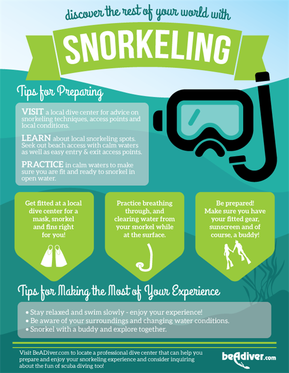 DEMA News Snorkeling Safety & Preparation Poster from DEMA Provides