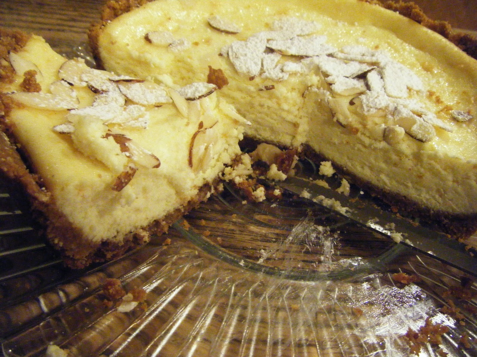 west side baker Orange Almond Ricotta Cheesecake Baked Sunday Morning