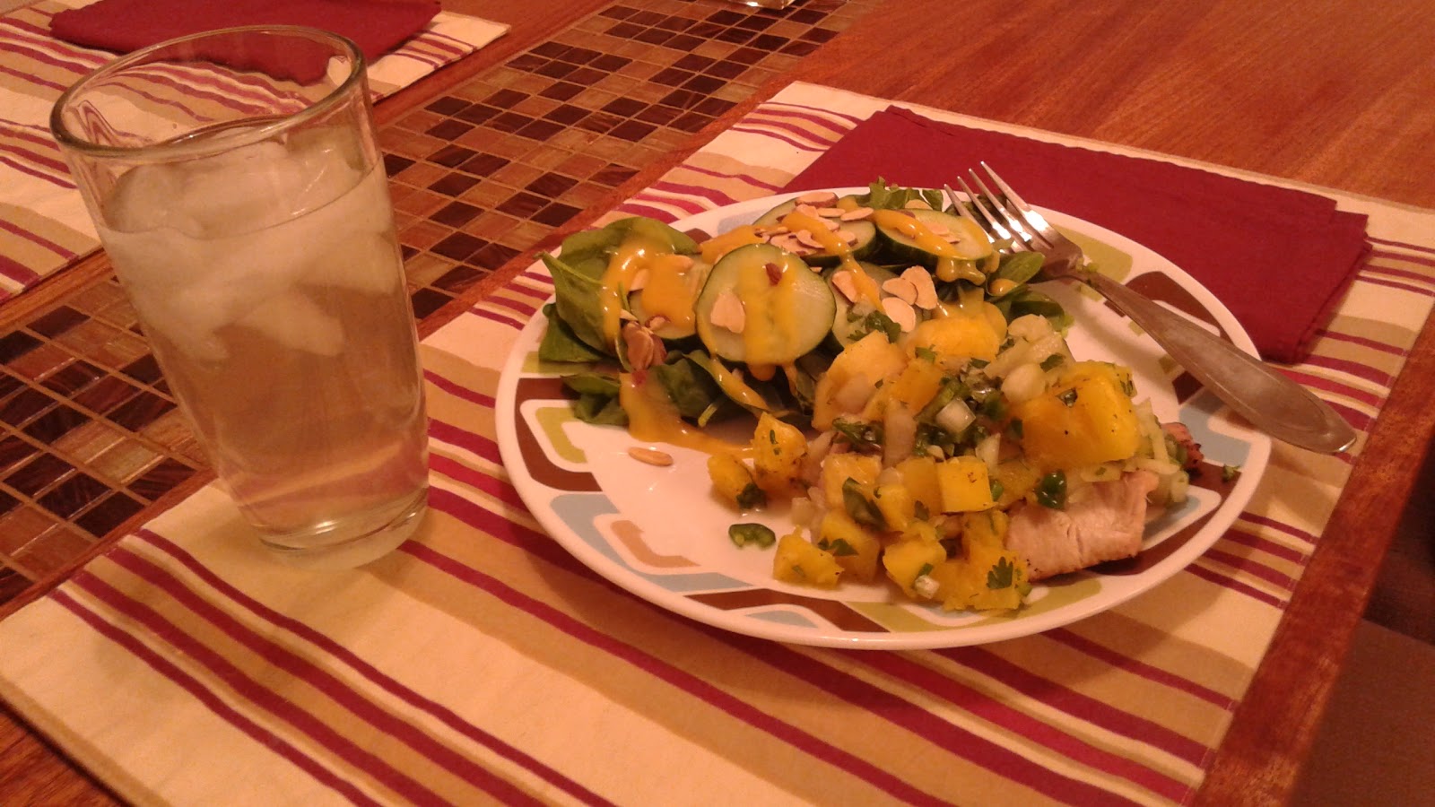 The First Time House Wife Grilled Tuna with Pineapple
