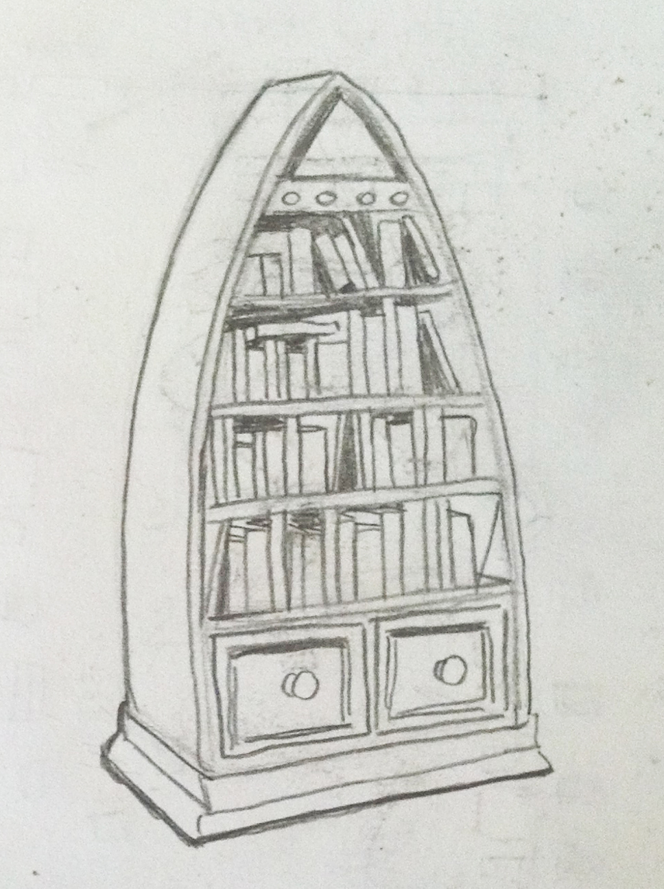 Bookshelf Sketc...