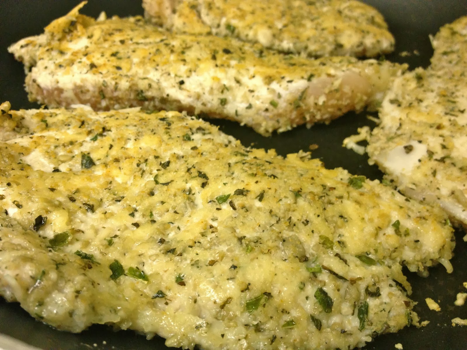 The Lifestyle Notebook Sunflower & Parmesan Crusted Chicken with