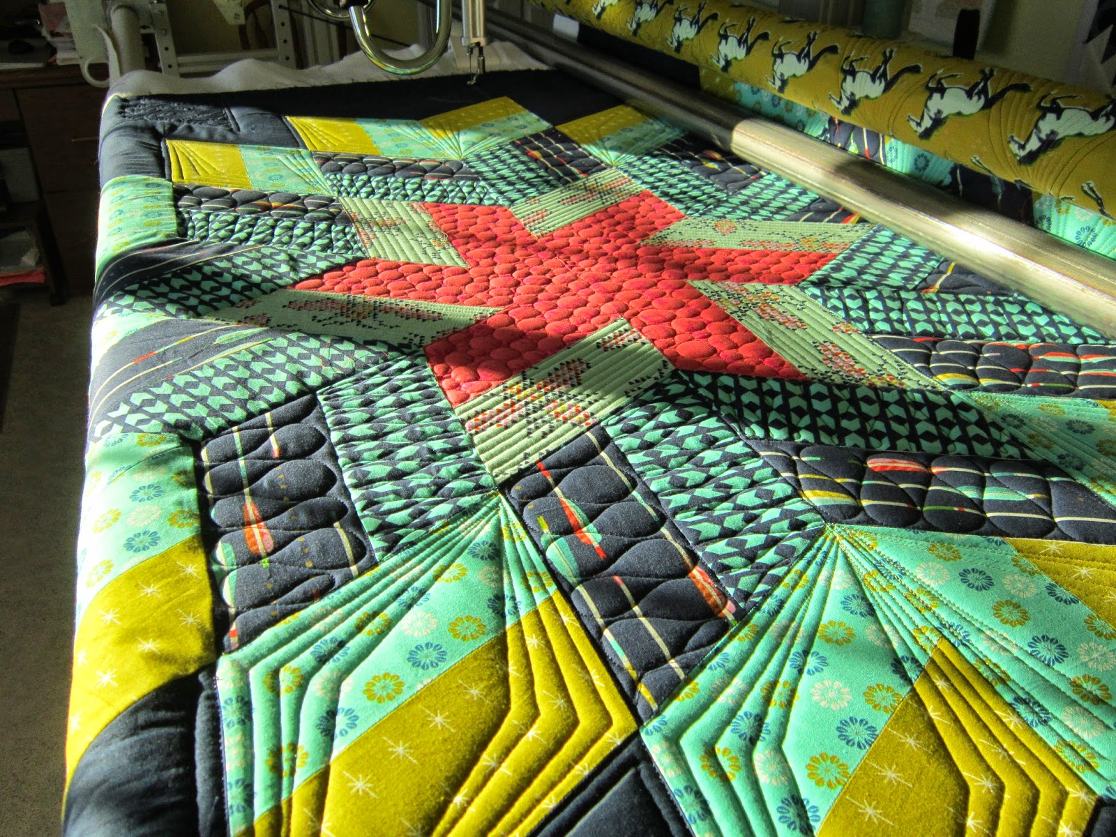 Quilting Is My Bliss Glimmer Quilt (One of my Own)