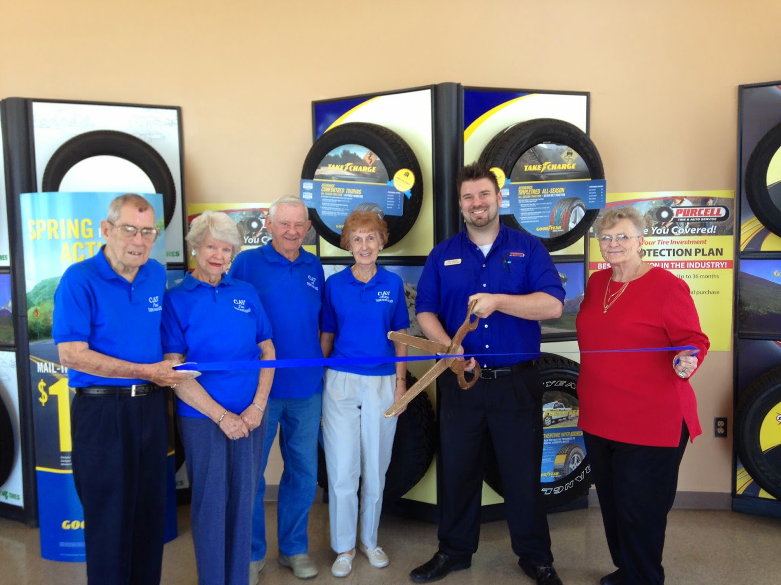 Ribbon Cutting for Purcell Tire & Rubber