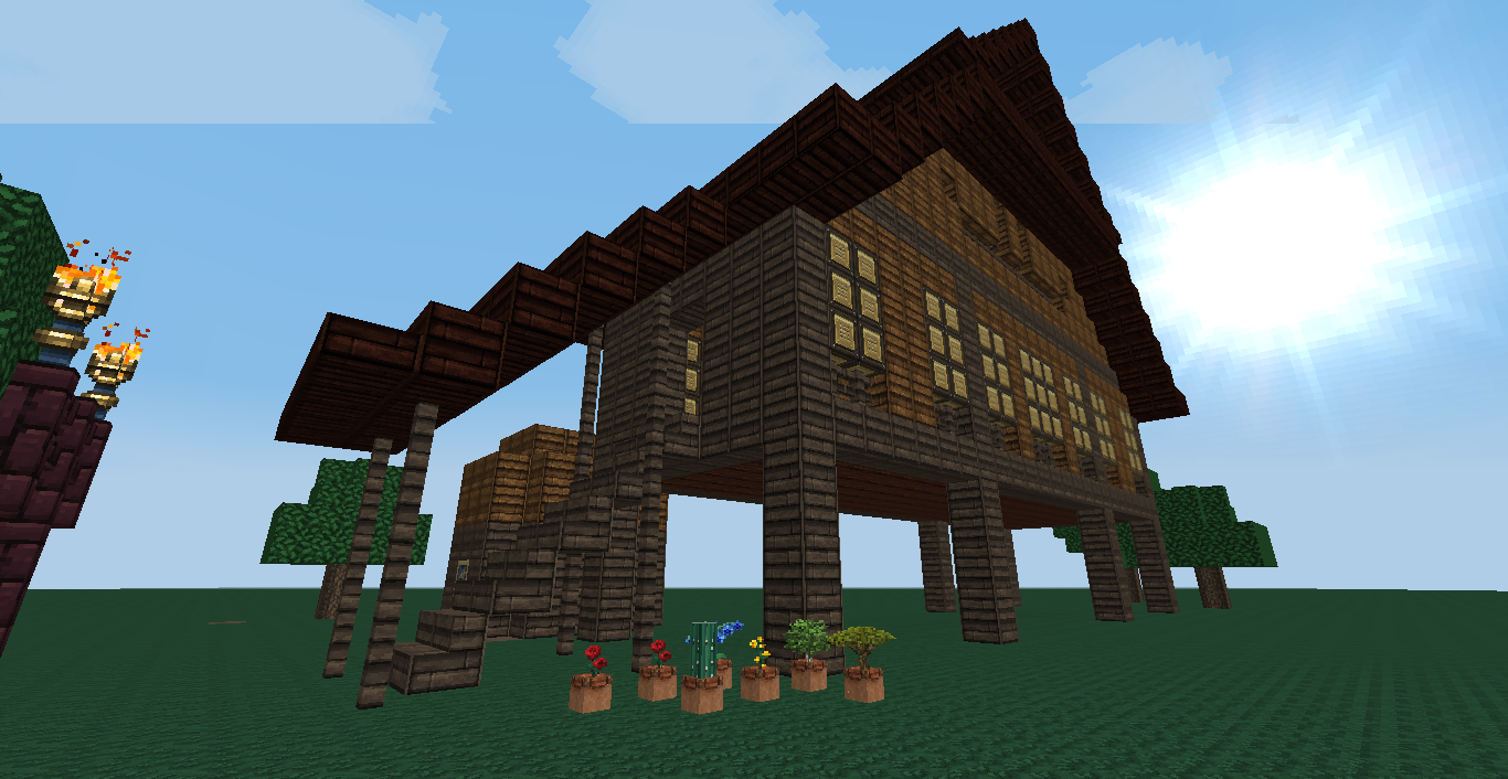 Minecraft Your World Stilt House