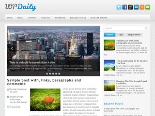 WPDaily Blogger Template