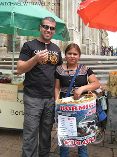 a man and woman standing next to each other