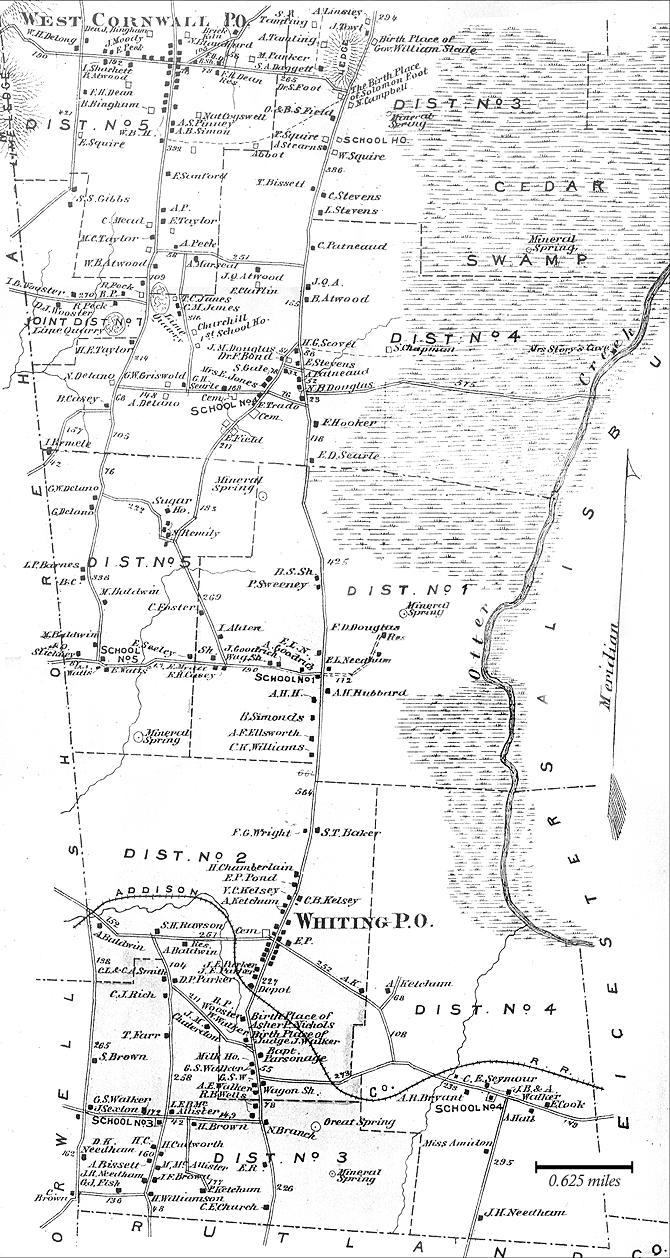So... How're Things in Whiting? Historic town map
