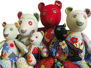 embroidered teddy bears