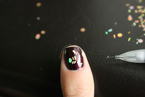 nail polish paint glass papillon