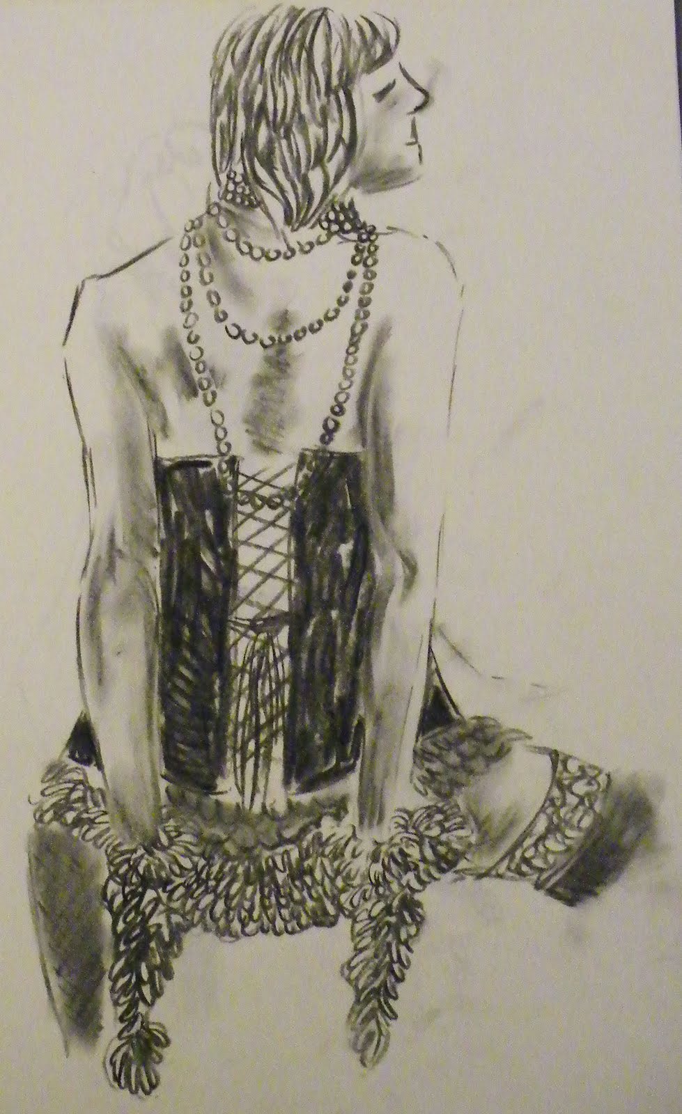 ClaireMCarter Art Burlesque Life Drawing