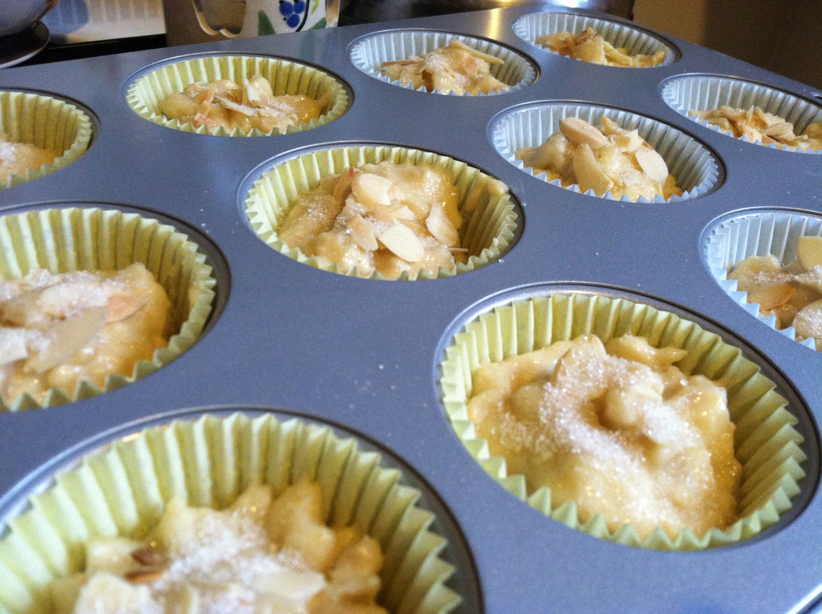 Julie Vision in the Kitchen Pear Almond Muffins